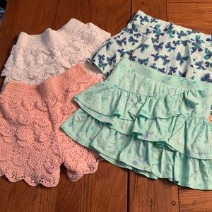 Girls shorts/skorts size 7/8